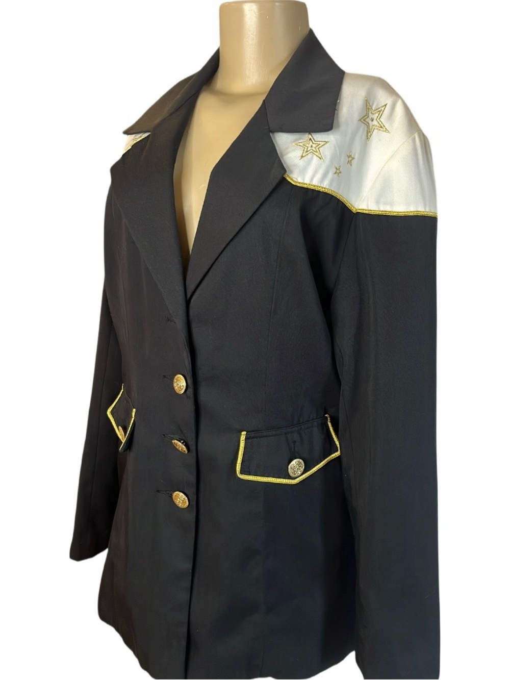 Vintage 80s Styles To Go Star Blazer - Picture 2 of 6